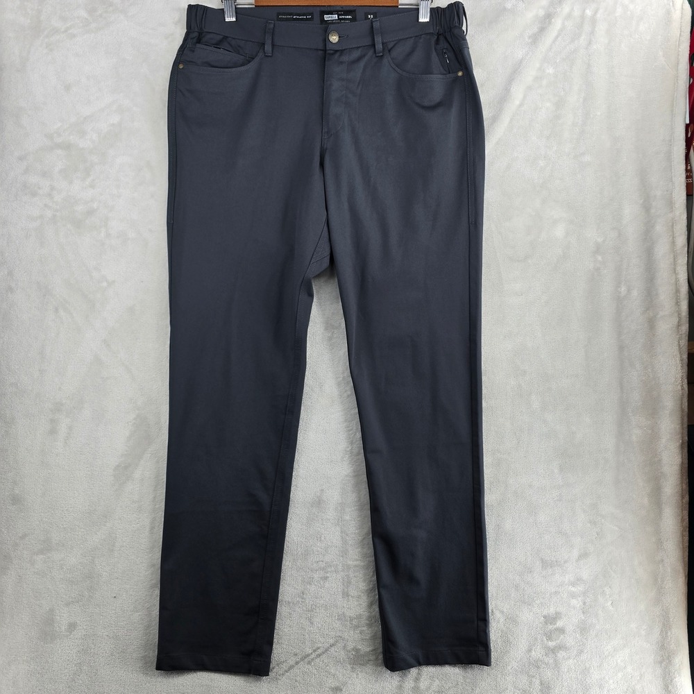 Barbell Apparel Straight Athletic Fit Gray Pants Mens Size 32